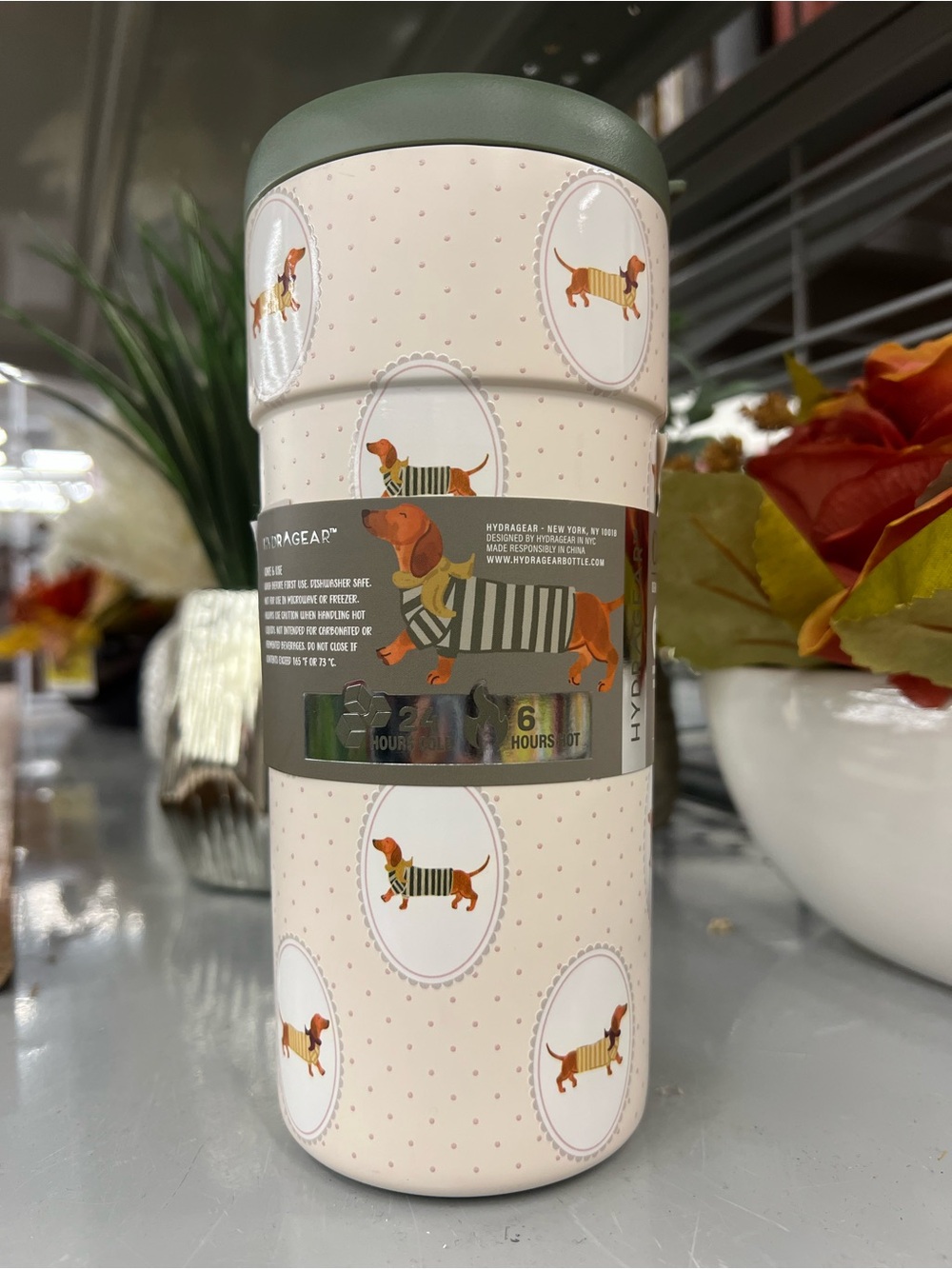 Dachshund Hydragear Steel Tumbler
